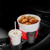 Universal Car Cup Mount Holder Expander with Adjustable Base Multifunctional Auto Drink Beverage Cup Holder Adapter Insert Organizer - Black