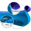 12ft X 30in Inflatable Swimming Pool Above Ground Included Pump - blue