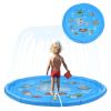 Splash Pad Large Sprinkler Play Mat Fun for Kids, Thicker Summer Outdoor Water Toys Toddler Pool for 3-12 Years Old Children Boys & Girls - LA01