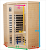 Pentagonal hemlock sauna room - as Pic