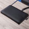 Gaming Chair, Gaming Chair with Footrest, Ergonomic Desk Chair, Adjustable PC Gamer Chair for Adults XH - Black & Blue