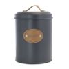 MegaChef Kitchen Food Storage and Organization 5 Piece Canister Set in Grey - Gray