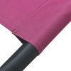 vidaXL Patio Lounge Bed with Canopy and Pillows Pink - Pink