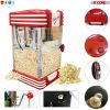 Commercial Popcorn Machine Also used in Home; Party; Movie Theater Style 4 oz. Ounce Antique 300 Watts Big Grande Size 5 Core-POP-850 - Red
