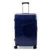 3-Piece Hardshell Luggage, TSA Lock Travel Trolley Suitcase, Expandable Luggage with Spinner Wheels, 20"/24"/28" XH - Dark Blue