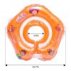 Infant Baby Neck Floats for Bathtub, Designed for Babies 2+ Months (6 - 24lbs) - Orange