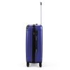 3-Piece Luggage Expandable Lightweight Travel Suitcase Set with Code Lock, Spinner Wheels, 20/24/28 Inches - deep blue