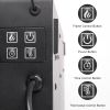 ZOKOP SF311-36 36 Inch 1400W Wall Hanging / Fireplace Single Color / Fake Wood / Heating Wire / With Small Remote Control Black - as picture