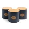 Multiful Piece Essential Houseware Kitchen Storage and Organization Canister Set - Gray & Natural - Kitchen Storage