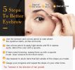 LED Eyebrow Tweezer Stainless Steel Make Up Tweezer w/ LED Light Rubber Finger Pads - Silver
