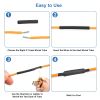 127Pcs 2:1 Heat Shrink Tube Wire Wrap Assortment Set Electric Insulation Cable 7 Sizes - Black