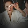 LED Eyebrow Tweezer Stainless Steel Make Up Tweezer w/ LED Light Rubber Finger Pads - Silver