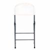 Premium Resin Folding Chair, 4-Pack, White - White