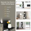 Open Concept Plant Display Shelf Rack Storage Holder - black