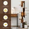 Open Concept Plant Display Shelf Rack Storage Holder - brown