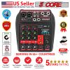 5 Core Audio Interface Mixer 4 Channel PC XLR Bluetooth USB DJ Music Podcast Karaoke Sound Board - MX 4CH - MX 4CH