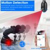 E27 WiFi Bulb Camera 1080P FHD WiFi IP Pan Tilt Security Surveillance Camera - Black