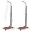 vidaXL Outdoor Shower with Tray WPC Stainless Steel - Brown