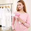 Handheld Garment Steamer Ironing Transparent Water Tank Foldable Portable Bed Sheets Travel Curtains Dormitory Pink - pink