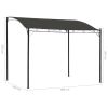Sunshade Awning 118.1"x98.4" Anthracite - Anthracite