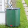 50 Gallon Folding Rain Barrel Water Collector Green - Green