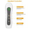 Leg Massager Air Compression Calf Feet Thigh Foot Massage Wraps Muscle Pain Relief Blood Circulation - Grey
