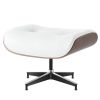 High grade vintage 8 layer leather plywood ergonomic design office chair - White2