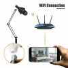 360° Light Bulb WiFi Camera Wireless Home Security Cam Waterproof IR Night Smart - Black