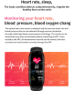M6 Smart Bracelet Heart Rate Blood Pressure Bluetooth Music Weather Sleep Monitoring Smart Sports Bracelet - Black
