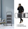 Step Ladder Folding Step Stool 3 Step Ladder with Wide Anti-Slip Pedal - HM1005