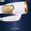 Hair Blow Dryer Lightweight Conditioner Cord Keeper Hair Dryer Ionic Men Women Blower 1875W Ceramic Quiet Styling Pik 5 Core HD F - White