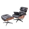 High grade vintage 8 layer leather plywood ergonomic design office chair - Black Walnut