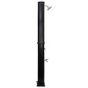 vidaXL Outdoor Solar Shower with Shower Head and Faucet 10.6 gal - Black