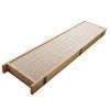 6-Panel Room Divider, 6 FT Tall Room Divider, Folding Privacy Screens, Freestanding Room Dividers - Natural