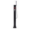 vidaXL Solar Shower 2.1 gal PVC Steel - Black