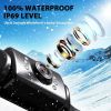Car Rear View Backup Camera Cars HD Night Vision 4.3" Monitor Back Up Waterproof - Black