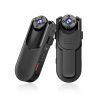 AD718 1080p Body Camera Mini Digital HD Camera Micro Cam Motion Snapshot Loop Recording Camcorder Video Cam built in 32GB - black