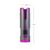 Automatic Hair Curler Wireless Rotating Curling Iron LCD Screen Ceramic Heating Wave Curling Tongs Portable Curler Styler Tools - Grey