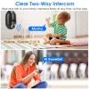 E27 WiFi Bulb Camera 1080P FHD WiFi IP Pan Tilt Security Surveillance Camera - Black