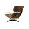 High grade vintage 8 layer leather plywood ergonomic design office chair - White(1)