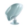 Leaf Shape Soap Box Drain Soap Holder Box Kitchen Sponge Storage Rack Bathroom Shower Soap Self Bathroom Supplie Kitchen Gadget - 01 - United States