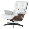 High grade vintage 8 layer leather plywood ergonomic design office chair - White2