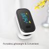 Fingertip Pulse Oximeter; Blood Oxygen Saturation Monitor with OLED Display; Portable Digital (SpO2) Meter - as picture