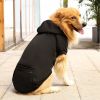 Pet Hoodie For Small Medium Large Dogs; Soft Fleece Dog Clothes With Hat & Pocket; Pet Winter Apparel - Black - M
