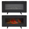 ZOKOP SF311-36 36 Inch 1400W Wall Hanging / Fireplace Single Color / Fake Wood / Heating Wire / With Small Remote Control Black - as picture