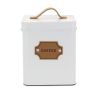 Multiful Piece Essential Houseware Kitchen Storage and Organization Canister Set - White - Kitchen Storage
