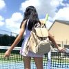 Tennis and pickleball bag - Sara collection  - beige