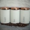Multiful Piece Essential Houseware Kitchen Storage and Organization Canister Set - Matte White - Kitchen Storage