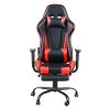 Gaming Chair, Gaming Chair with Footrest, Ergonomic Desk Chair, Adjustable PC Gamer Chair for Adults XH - Black & Red