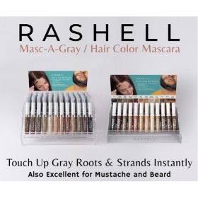 72 piece Rashell Hair Mascara display Fast Start Kit with free display and testers